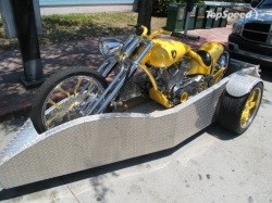 Lamborghini Gallardo с эксклюзивным мотоциклетным прицепом