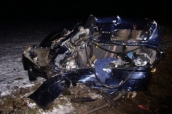 Боковой занос и столкновение