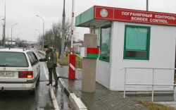 Очереди на границе с Литвой